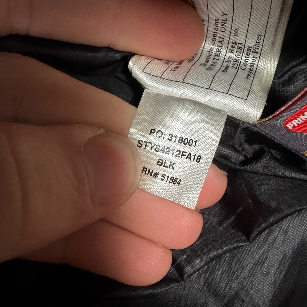 Patagonia Nano Puff Jacket Mens Small Black Flash Gordon Primaloft 84212 FA18 - Picture 4 of 7